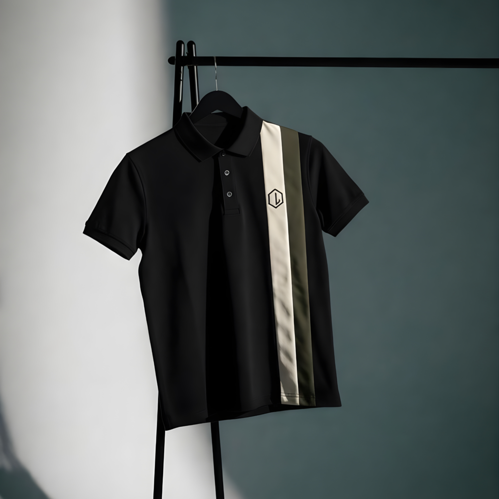 Classic Black Polo